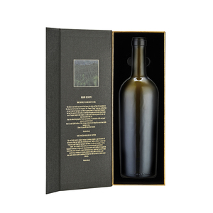 Premium High-End Custom Logo Magnetic Closure Rigid Wine Whisky Vodka Box Embossing Sponge Lining Recycled Materials Competitive