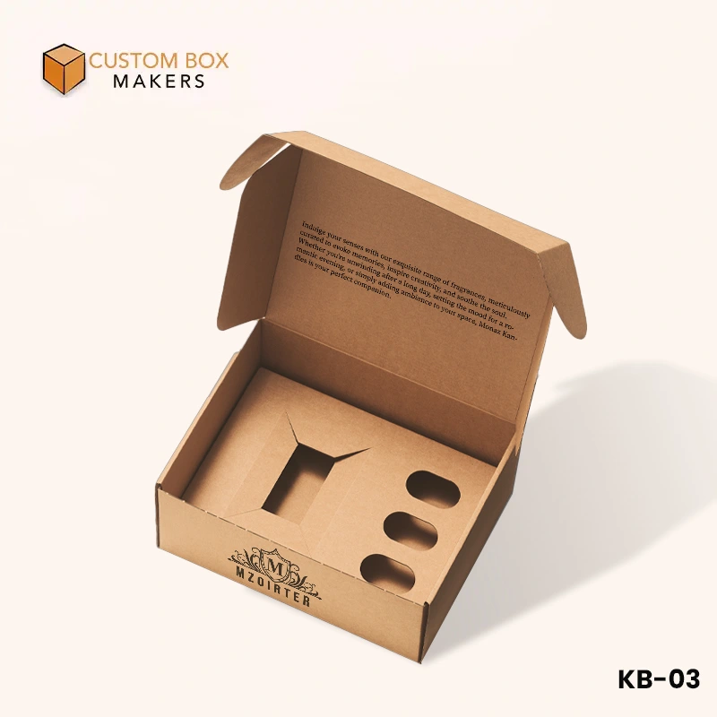 Corrugated kraft mailer box