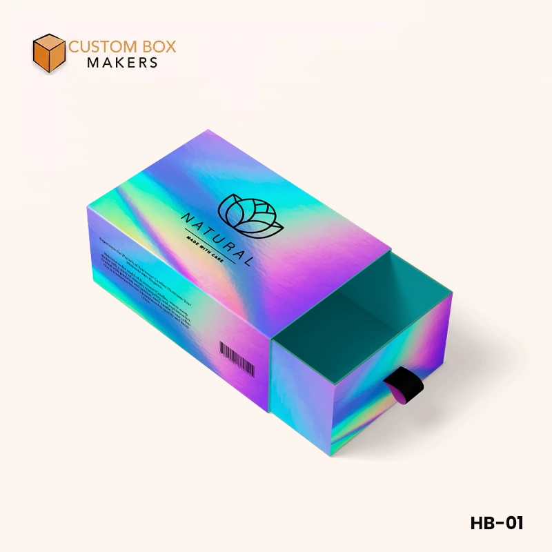 Holographic Custom Retail Packaging Boxes