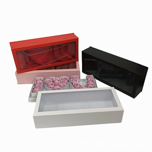 Valentine's Day Rose Flower Box With Window