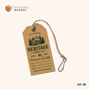 Custom retail hang tags for garments and luxury items