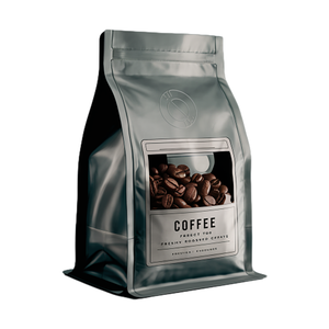 Custom Moisture Proof Tea Coffee Bean Packaging Bags With Valve Packaging Flat Bottom