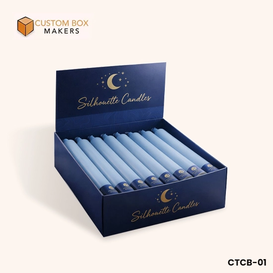 Custom Printed Taper Candle Boxes