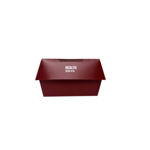 Custom Logo Disposable Food Grade Kraft Paper Burger Box with Lid