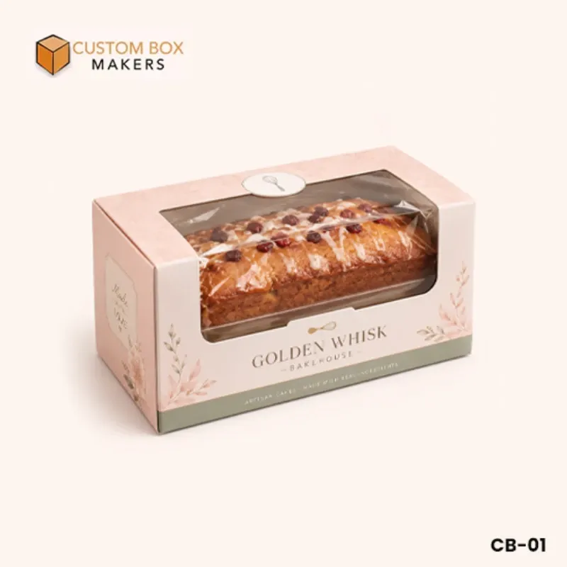 Custom bakery and sandwich packaging boxes with clear window