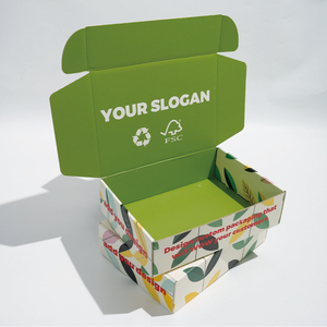 Custom Logo Print Tuck Top Corrugated Paper Packaging Mailer Shipping Box
