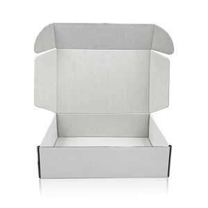 Manufacture Custom Logo Paper Box Cosmetic Clothing Packaging Corrugated Cardboard Mailer Shipping Paper Folding Box For Gift