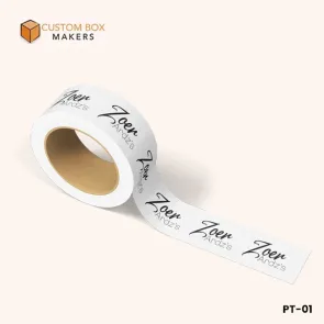 Custom printed water-activated packaging tape