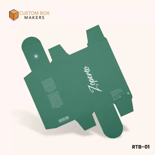 Reverse Tuck End Box custom structural packaging