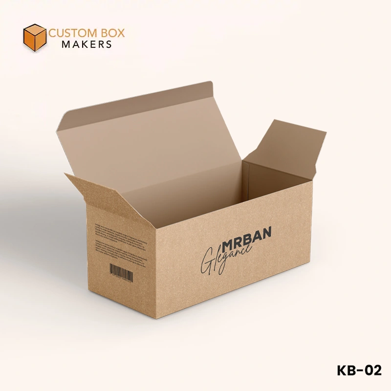 Printed kraft packaging box