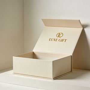 CRD Brown Kraft Magnetic Gift Box With Lid Eco Friendly Rigid Paper Packaging Box
